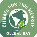 Climate Positive Website Badge by GLOBAL BAY